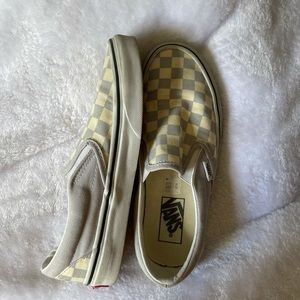 purpleish slip on vans